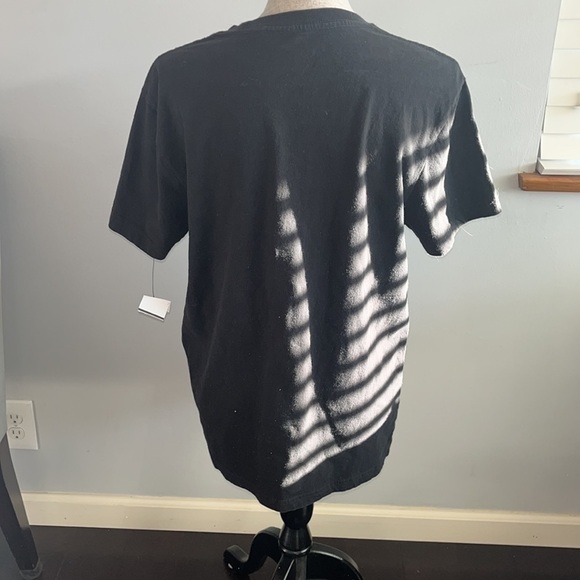 GUESS logo skeleton skull casual tees T-shirt cotton stretch Size L - Picture 4 of 7